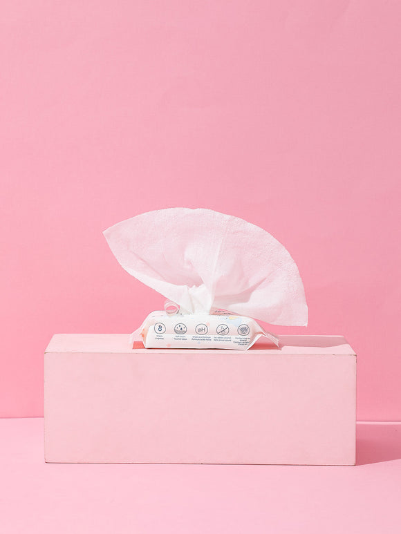 MINISO HAPPY HOLIDAY THICK WET WIPES ( 8 WIPES*8 PACKS ) 2010492410100 WET WIPES