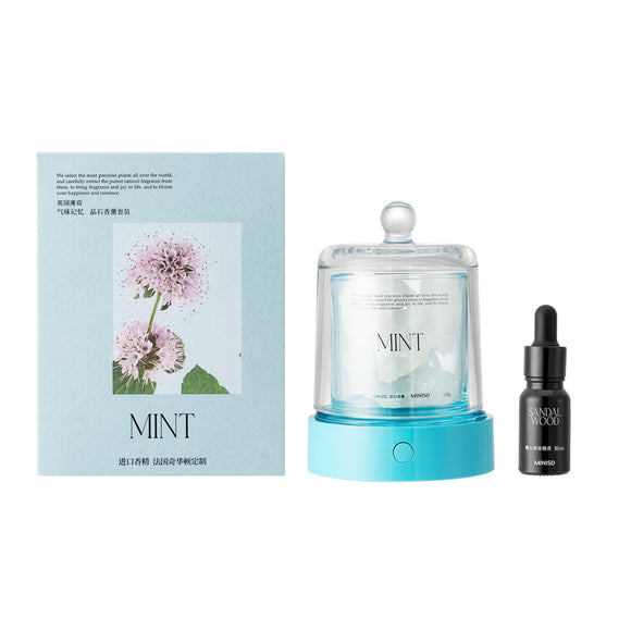 MINISO LANGUAGE OF FLOWERS 3.0 SERIES CRYSTAL DIFFUSER (BRITISH MINT) 2013348910106 AROMA DIFFUSER