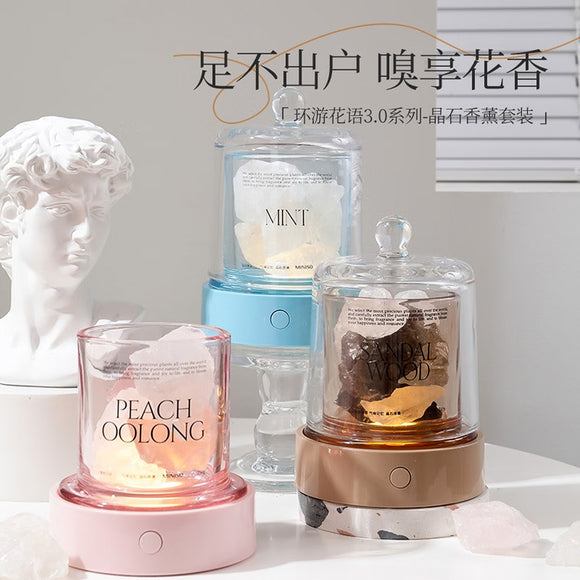 MINISO LANGUAGE OF FLOWERS 3.0 SERIES CRYSTAL DIFFUSER (BRITISH MINT) 2013348910106 AROMA DIFFUSER