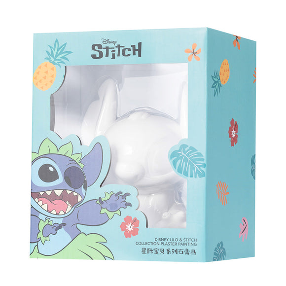 MINISO DISNEY LILO & STITCH COLLECTION COLORING PLASTER FIGURE 2014010610102 COLORING TOYS