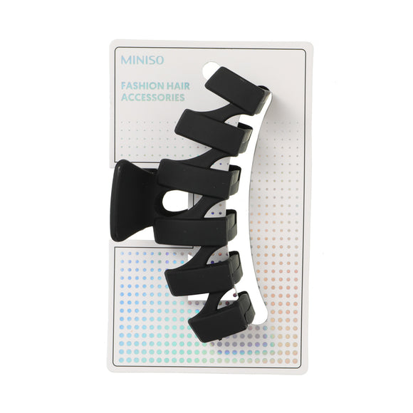 MINISO BASIC SERIES WAVY CLAW CLIP (1 PC) 2014110110106 HAIR DUCK CLIP