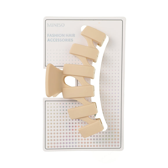 MINISO BASIC SERIES WAVY CLAW CLIP (1 PC) 2014110110106 HAIR DUCK CLIP