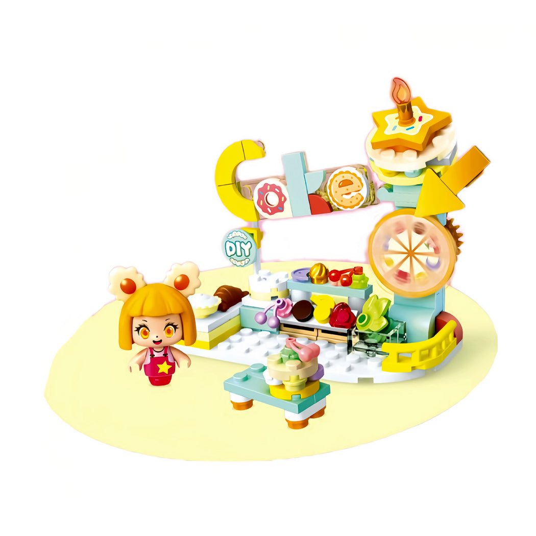 MINISO BUILDING BLOCKS 615016 ( CAKE POP-UP STORE ) 2014356010109 TOY SERIES
