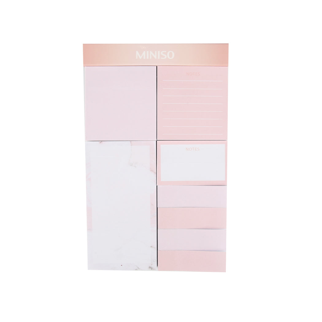 MINISO ROSE GOLD SERIES INDEX TABS SET ( 8 X 60 SHEETS ) PDQ 2015286410106 STATIONERY & GIFT