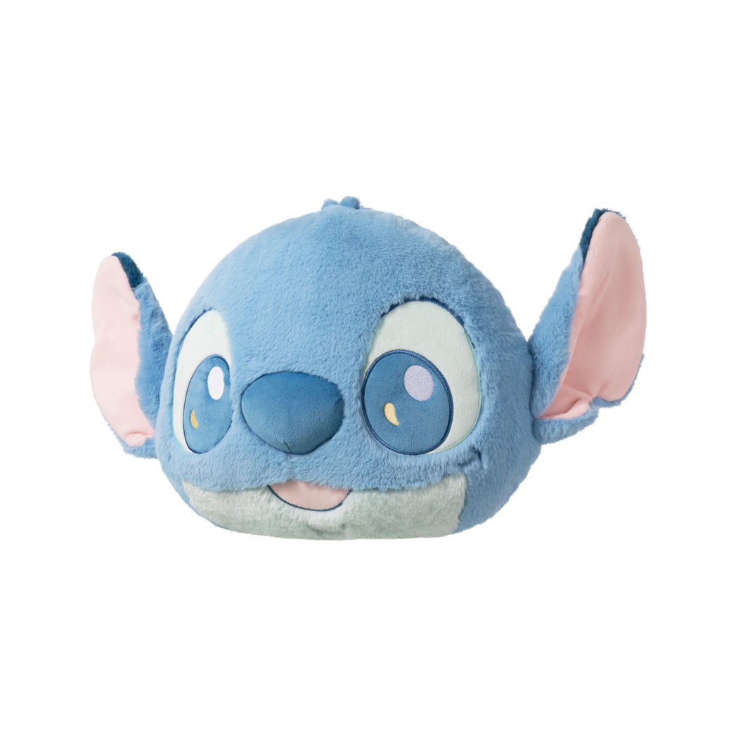 MINISO DISNEY COLLECTION FLUFFY FESTIVAL 16IN. HEAD-SHAPED PLUSH TOY ( STITCH ) 2015443710100 TOY SERIES