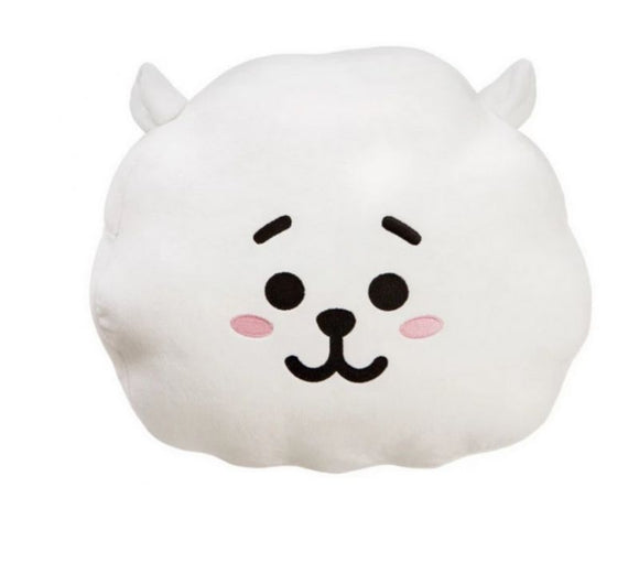 MINISO BT21 COLLECTION 16IN. HEAD-SHAPE PILLOW(RJ) 2016276012102 BACK CUSHION