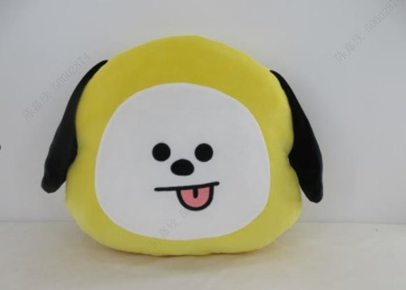 MINISO BT21 COLLECTION 16IN. HEAD-SHAPE PILLOW ( CHIMMY ) 2016276013109 BACK CUSHION