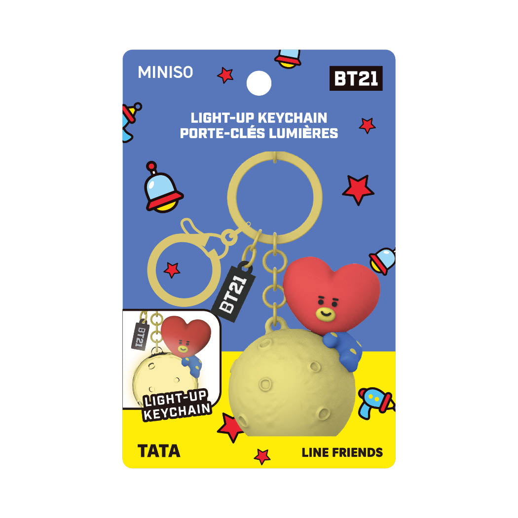 MINISO BT21 COLLECTION LIGHT-UP KEYCHAIN TATA 2016535412100