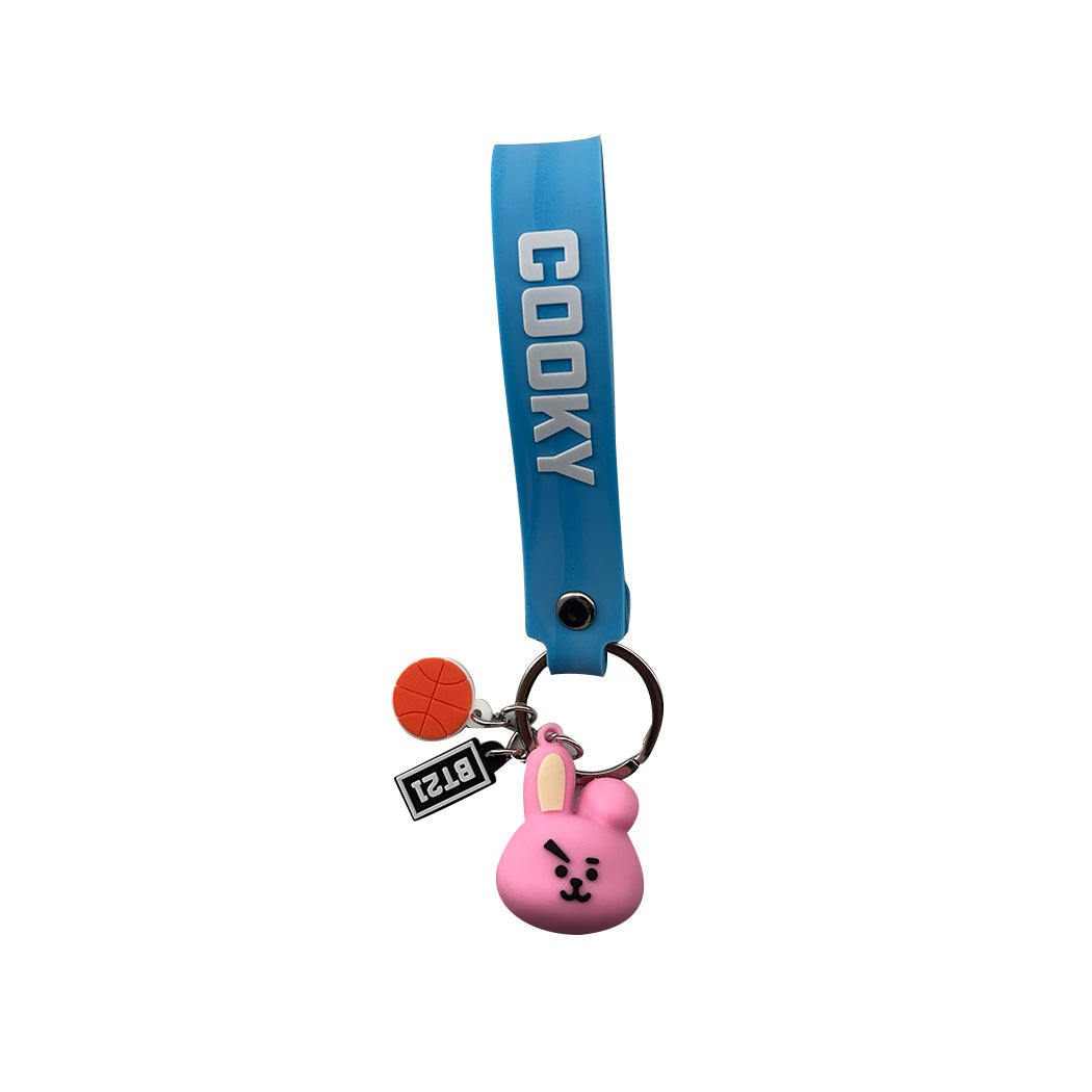 MINISO BT21 COLLECTION 3D PHONE CHARM STRAP COOKY