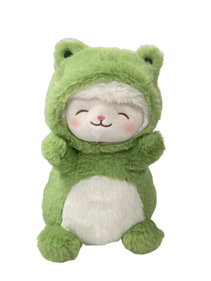 MINISO LAMB BAA SERIES 10 INCH PLUSH TOY FROG 2016592713103 REGULAR Sonee Sports