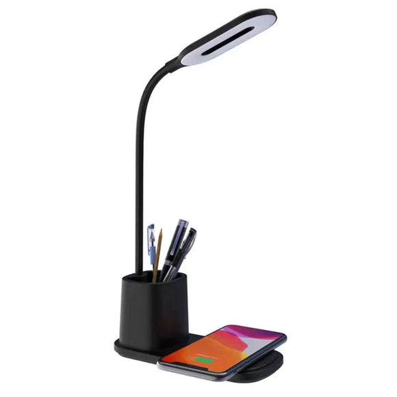 MINISO WIRELESS CHARGING LED LAMP WITH PEN HOLDER MODEL: SC1031-01 ( BLACK ) 2016739511104 TABLE LAMP