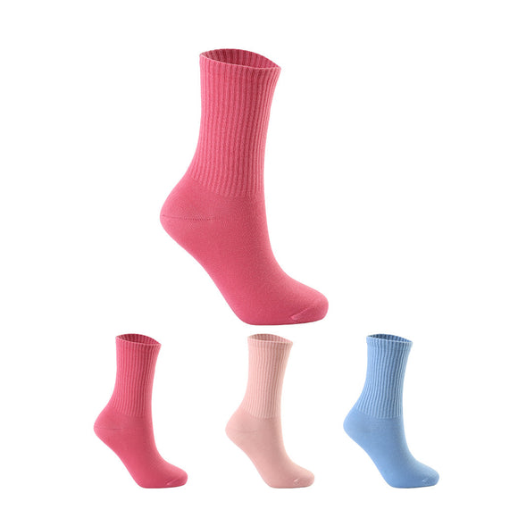 MINISO WOMEN'S COLORFUL CREW SOCKS 2 PAIRS ( FASHION COLOR ) 2017044711104 WOMEN'S LONG SOCKS