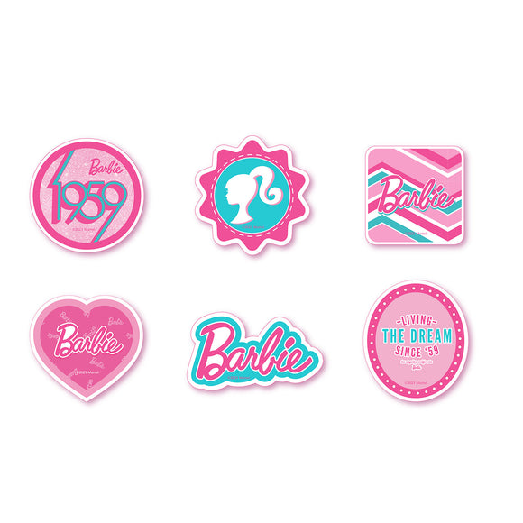 MINISO BARBIE SHINING COLLECTION LOLLIPOP ACRYLIC CLIP ( 6 ASSORTED MODELS ) PDQ 2018014510109 CREATIVE DIY