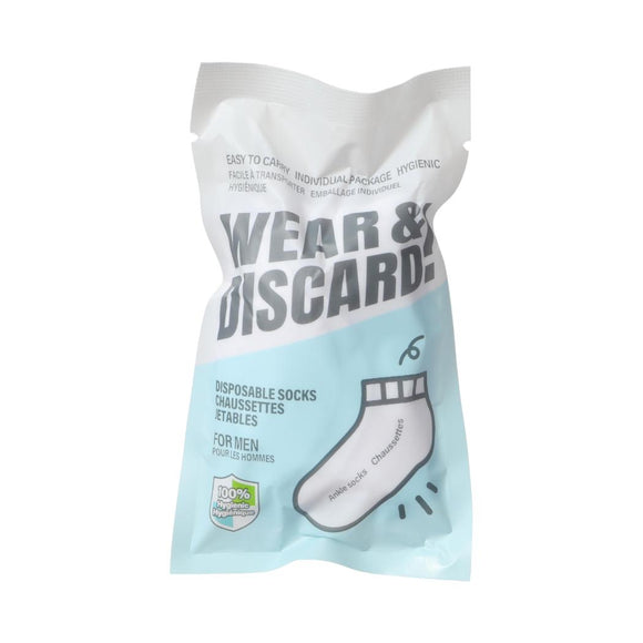 MINISO MEN'S DISPOSABLE ANKLE SOCKS ( 6 PAIRS ) 2018351610104 MEN'S LOW-CUT SOCKS