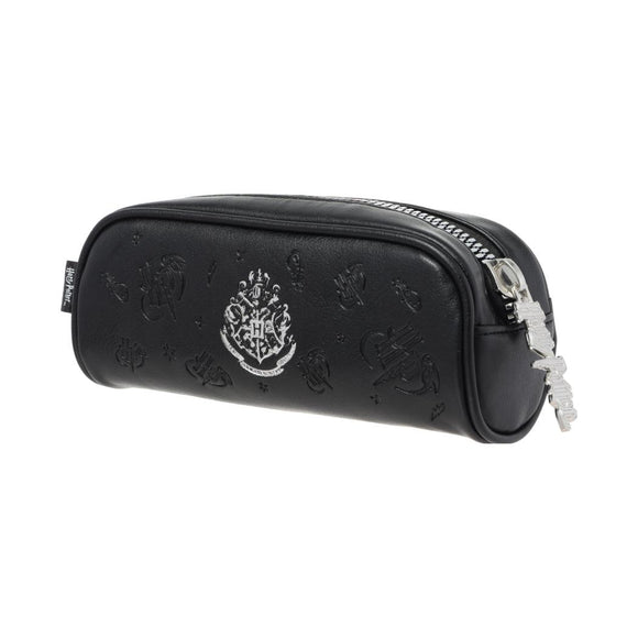 MINISO HARRY POTTER EMBOSSED SILVER-STAMPING STATIONERY CASE ( BLACK ) 2018367610105 STATIONERY ORGANIZER