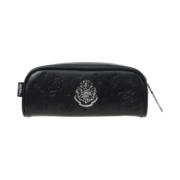 MINISO HARRY POTTER EMBOSSED SILVER-STAMPING STATIONERY CASE ( BLACK ) 2018367610105 STATIONERY ORGANIZER