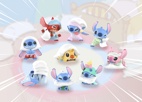 MINISO DISNEY STITCH PILLOW FIGHT COLLECTION FIGURE SURPRISE BOX 2022374010100 BLIND BOX
