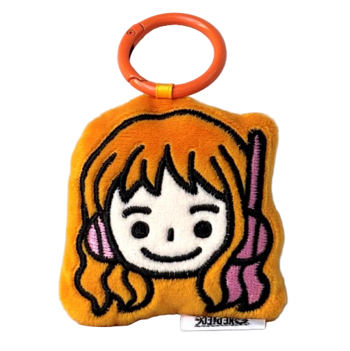 MINISO ONE PIECE COLLECTION BIG-HEAD CUTE PLUSH PENDANT (NAMI) 2024057410108 PLUSH KEYCHAINS