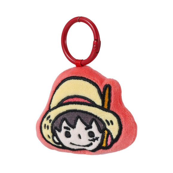 MINISO ONE PIECE COLLECTION BIG-HEAD CUTE PLUSH PENDANT (LUFFY) 2024057610102 PLUSH KEYCHAINS
