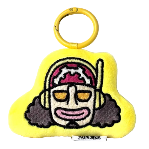 MINISO ONE PIECE COLLECTION BIG-HEAD CUTE PLUSH PENDANT (USOPP) 2024057810106 PLUSH KEYCHAINS
