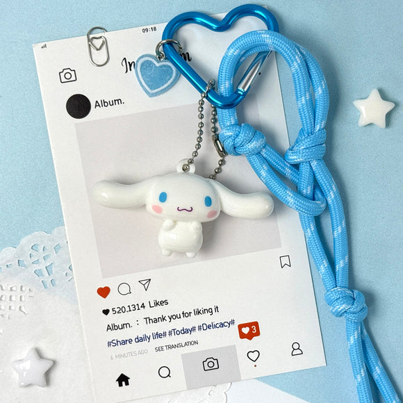 MINISO CINNAMOROLL SWEET FACTORY 3D KEYCHAIN 2024098510102 FASHIONABLE ORNAMENTS