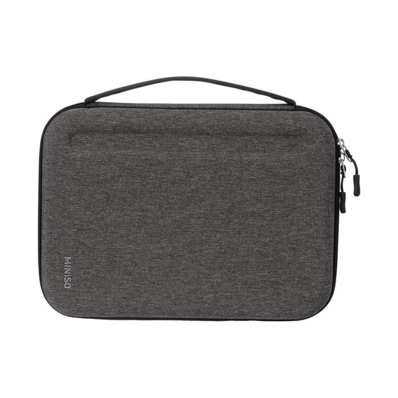 MINISO UNISEX HARD CASE TABLET HANDBAG(DARK GRAY) 2024227812107 HANDBAG