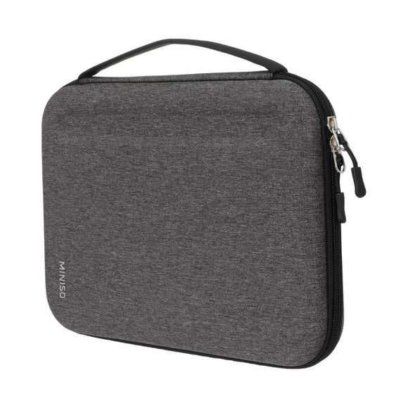 MINISO UNISEX HARD CASE TABLET HANDBAG(DARK GRAY) 2024227812107 HANDBAG
