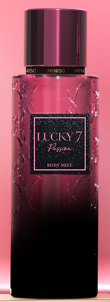 MINISO LUCKY 7 PASSION INTENSE FRAGRANCE MIST 2025147710108 SPRAY MIST