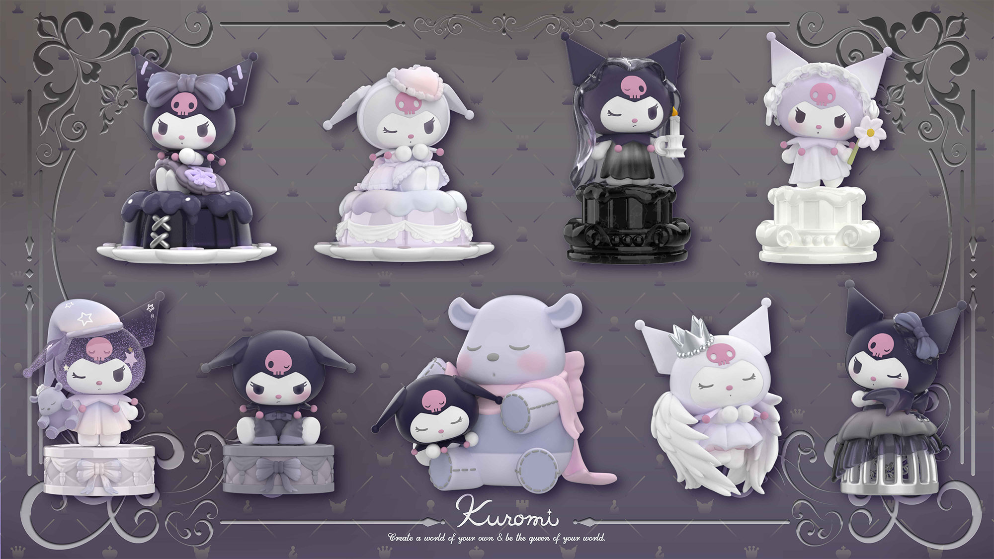 MINISO KUROMI MOON IN DAYLIGHT COLLECTION SURPRISE BOX ORNAMENT