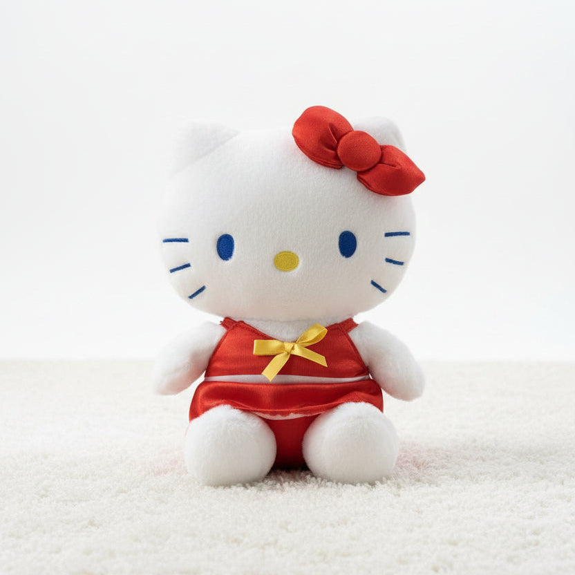 MINISO HELLO KITTY JUMP INTO SUMMER COLLECTION 10IN. SITTING