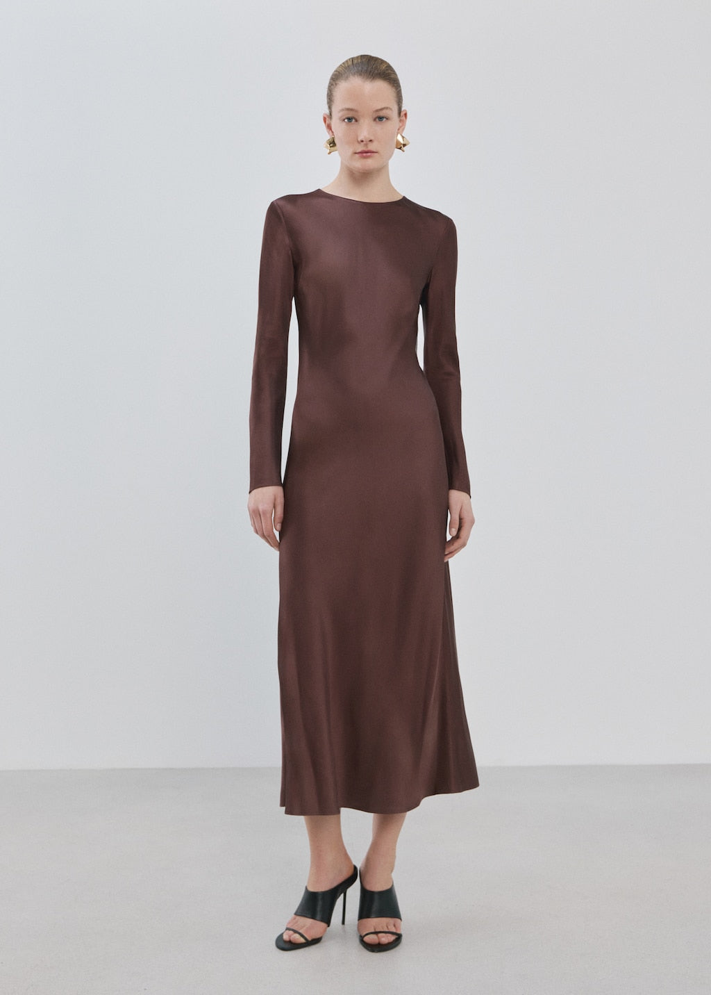 MANGO TAYLER 27004098-30 MANGO WOMEN DRESS FULL LENGTH