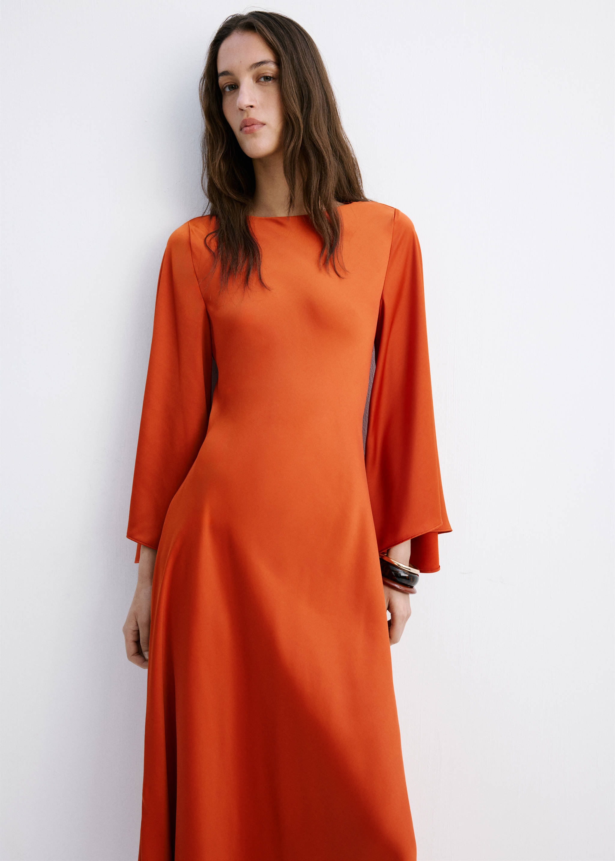 MANGO ROUSE-A 27019066-79 MANGO WOMEN DRESS