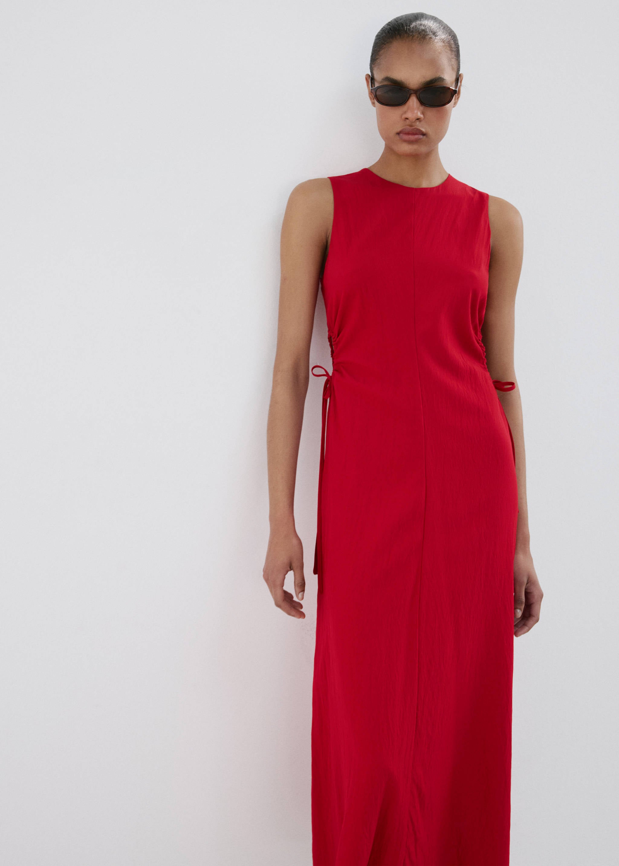 MANGO RED2 27029080-70 MANGO WOMEN DRESS