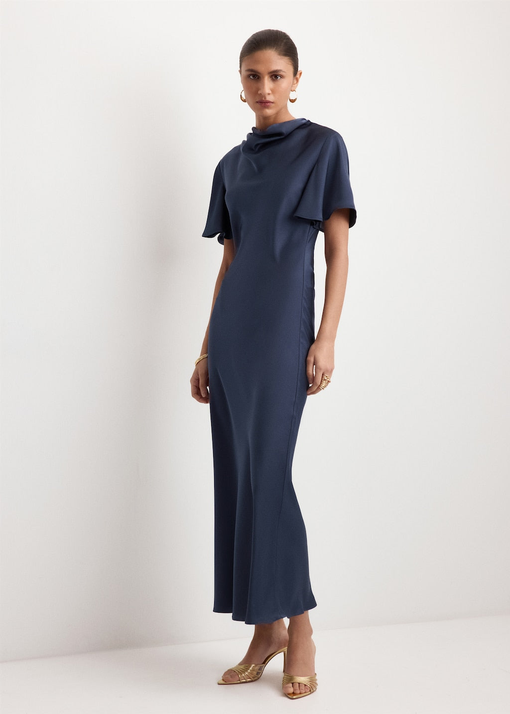 MANGO MELODY-A 27054076-59 MANGO WOMEN DRESS FULL LENGTH