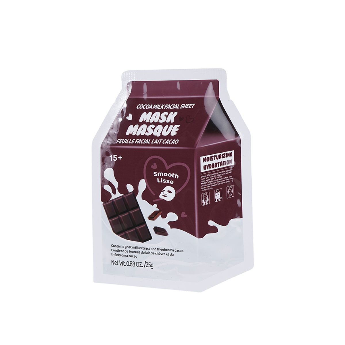 MINISO COCOA MILK FACIAL SHEET MASK 2016888910100 FACIAL MASK