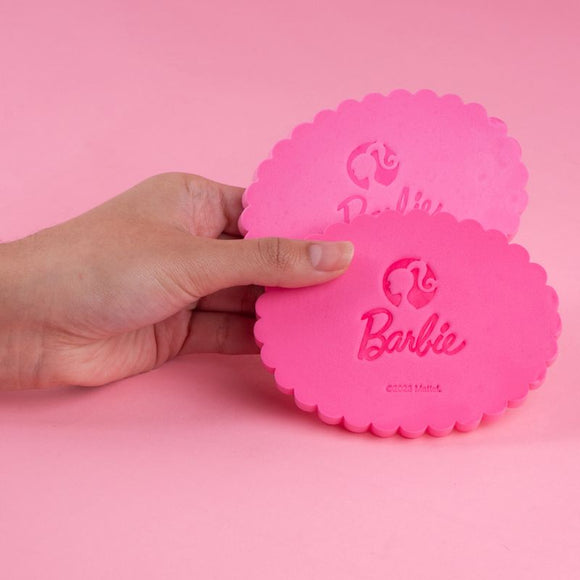 MINISO BARBIE COLLECTION FACIAL CLEANSING SPONGES SET 2015098710104 MAKEUP TOOLS