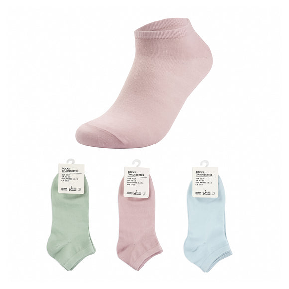 MINISO WOMEN'S LOW-CUT SOCKS ( 6 PAIRS ) 2013101110101 WOMEN'S LOW-CUT SOCKS