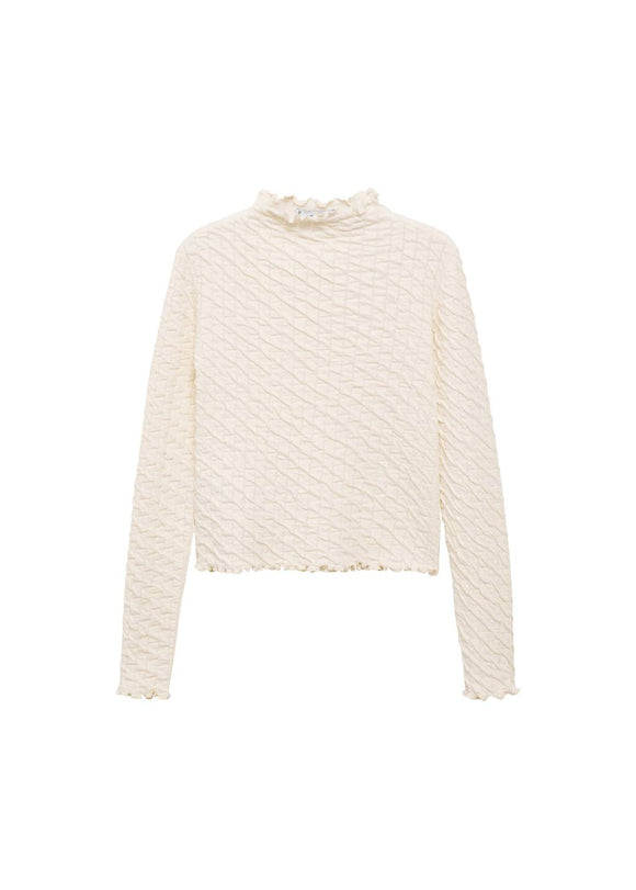 MANGO CELIA 77027719-05 MANGO WOMEN T-SHIRT LONG SLEEVE