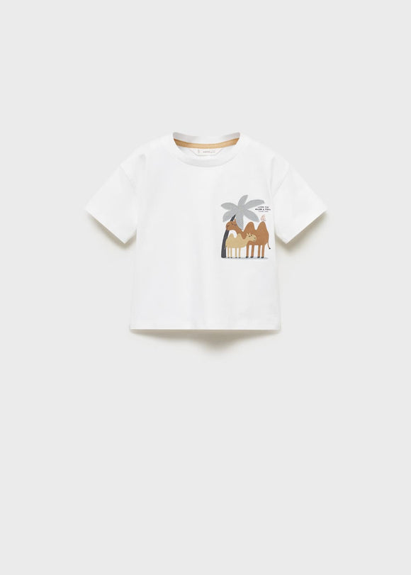 MANGO WARM 87005961-02 MANGO KIDS BABY BOY T-SHIRT SHORT SLEEVE