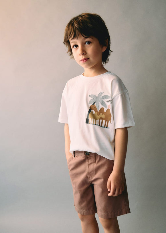 MANGO WARM 87005961-02 MANGO KIDS BABY BOY T-SHIRT SHORT SLEEVE