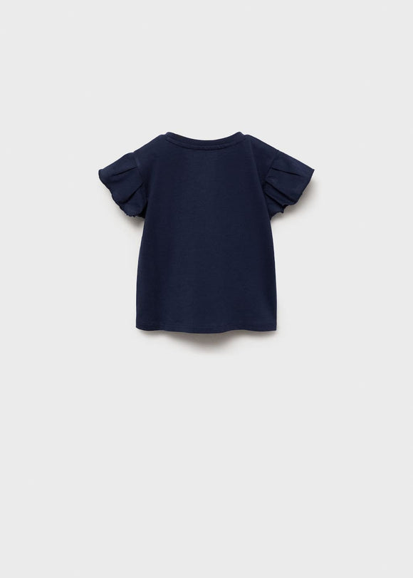 MANGO SOFTB 87006353-56 MANGO KIDS BABY GIRL T-SHIRT SHORT SLEEVE