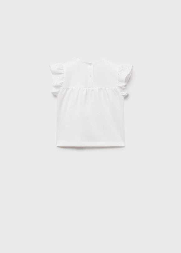MANGO ANITA 87006358-02 MANGO KIDS BABY GIRL T-SHIRT SHORT SLEEVE