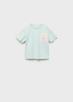 MANGO POPCORN 87006369-50 MANGO KIDS BABY GIRL T-SHIRT SHORT SLEEVE