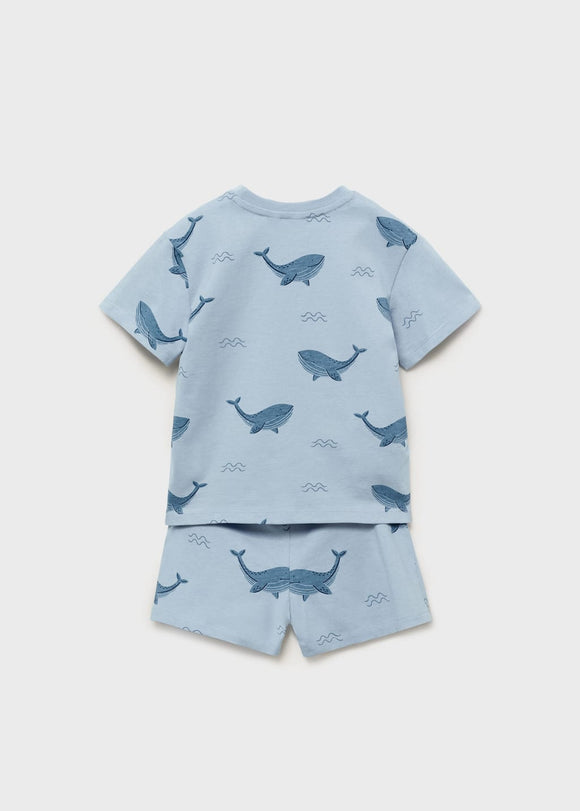 MANGO WHALE 87006731-52 MANGO KIDS BABY BOY PIJAMAS