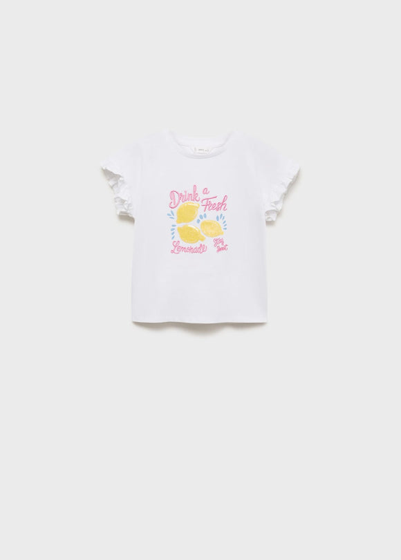 MANGO LEMONADE 87007905-02 MANGO KIDS BABY GIRL T-SHIRT SHORT SLEEVE