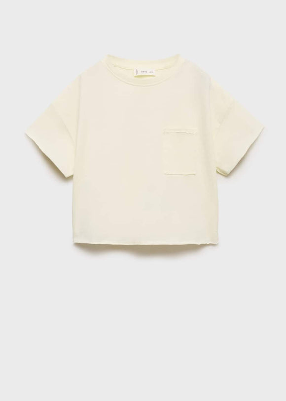 MANGO EDGE 87008280-11 MANGO KIDS GIRL T-SHIRT SHORT SLEEVE