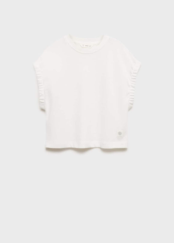 MANGO ELASTIC 87008286-02 MANGO KIDS GIRL T-SHIRT SHORT SLEEVE