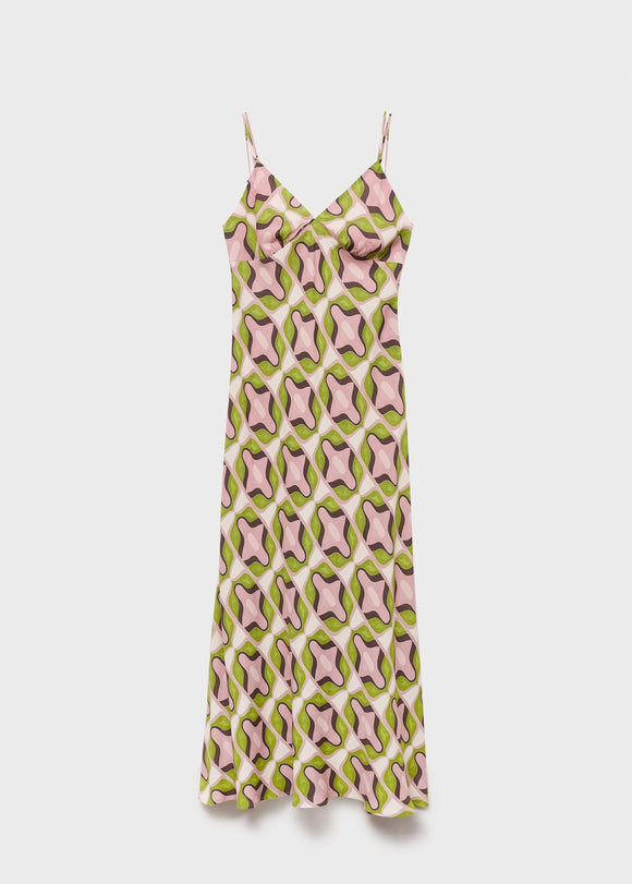 MANGO COSMO 87009084-81 MANGO WOMEN DRESS FULL LENGTH