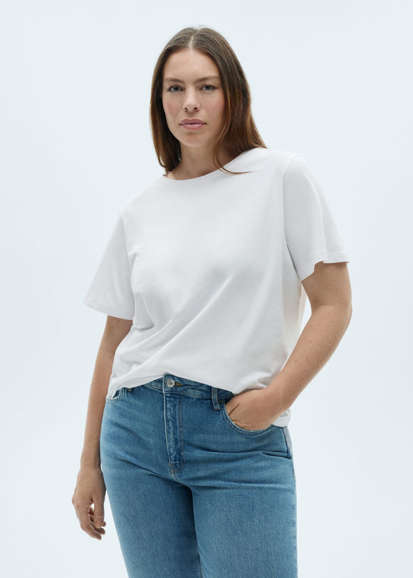 MANGO CHALACA 87010434-01 MANGO WOMEN T-SHIRT SHORT SLEEVE