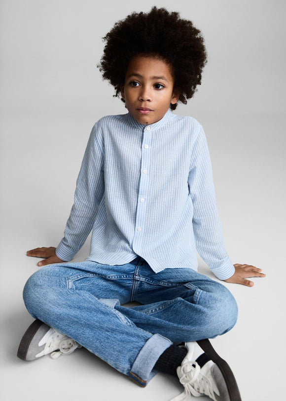 MANGO FORM 87014404-52 MANGO KIDS BOY SHIRT LONG SLEEVE